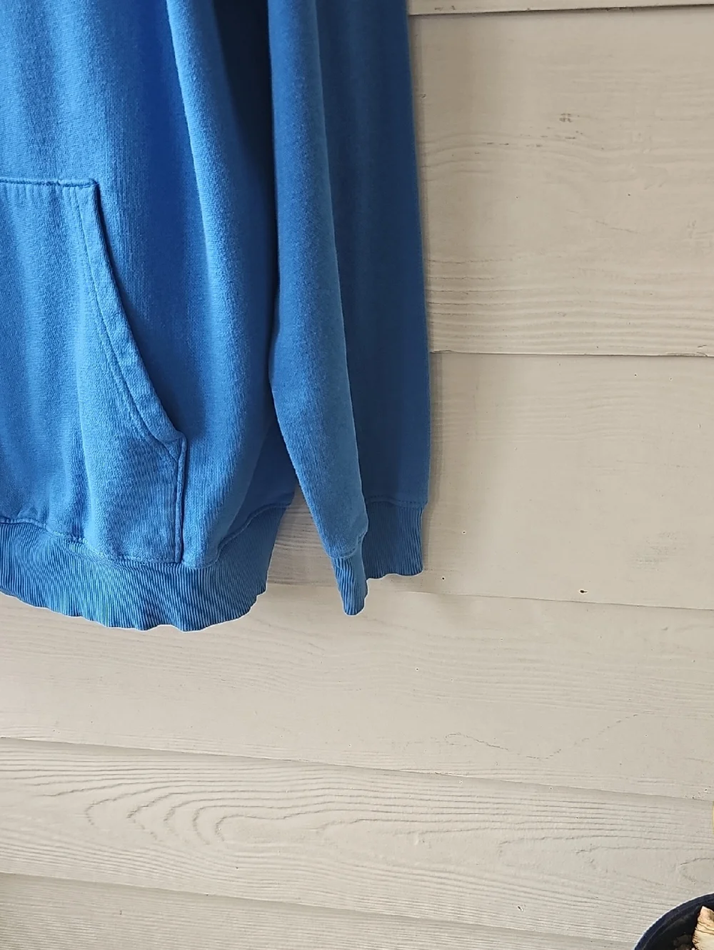 ​The North Face Never Stop Exploring Blue Hoodie Green Graphic Sweatshirt XL
